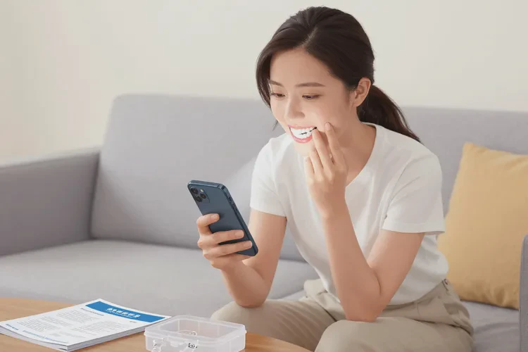 正畸結(jié)束牙齒還有點不齊(圖4)