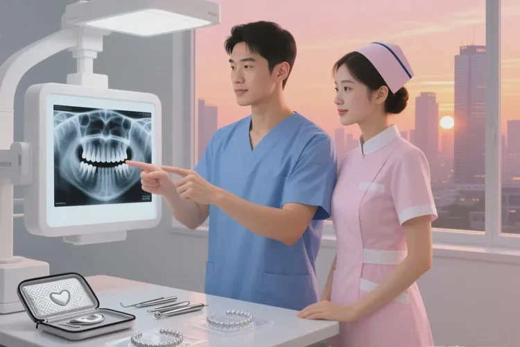 牙齒正畸先排齊后拔牙(圖4)