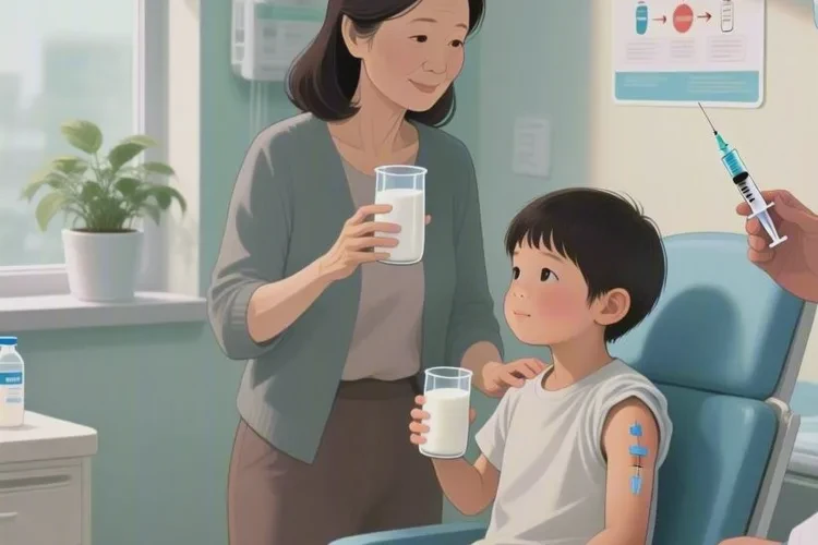 喝牛奶能打流感疫苗吗小孩(图1)