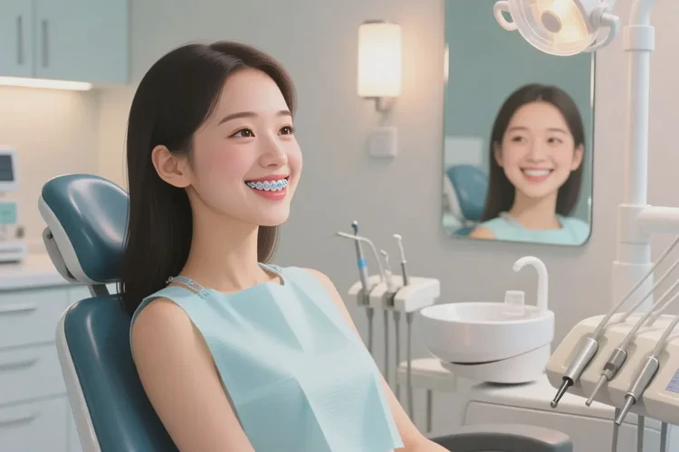 正畸后牙齒咬合不上(圖1)