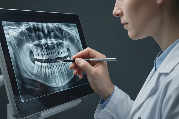 正畸有一顆牙齒松動了(圖4)