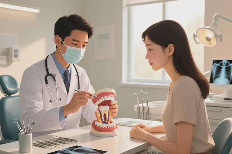 正畸皮筋拽的牙齒松動(dòng)了怎么處理(圖3)