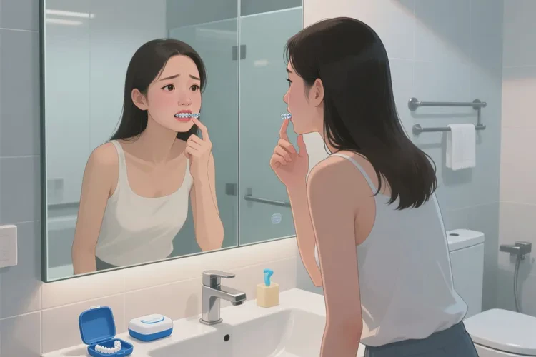 正畸的牙齒發(fā)現(xiàn)有松動的東西怎么辦(圖1)