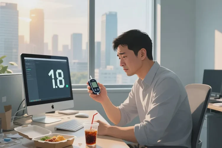 38岁下午血糖8点8是怎么回事(图1)