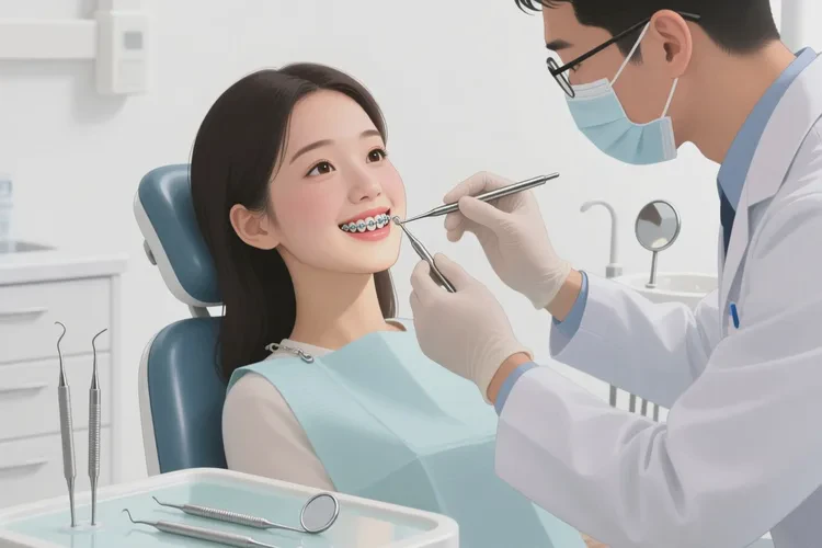 正畸過(guò)程中牙齒壞了可以補(bǔ)嗎(圖1)