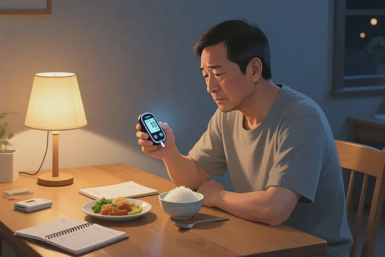 38岁晚上血糖13.4是怎么回事(图1)