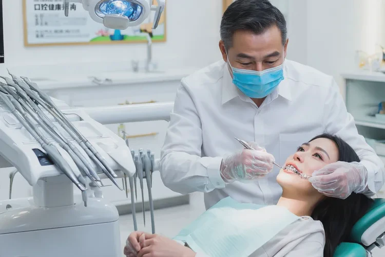 正畸后牙齒變透明變黃(圖2)