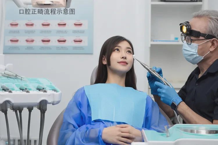 正畸牙齒被墊高,四天后感覺薄了(圖1)