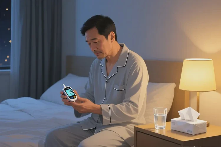 38岁晚上血糖12.8是怎么回事(图1)