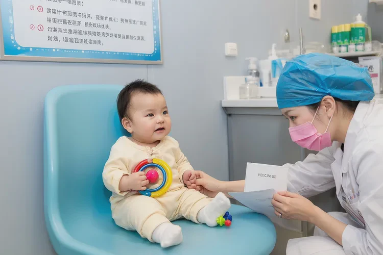 宝宝打完疫苗委屈巴巴(图2)