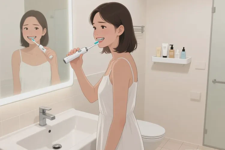 正畸牙齒顏色變暗了(圖1)