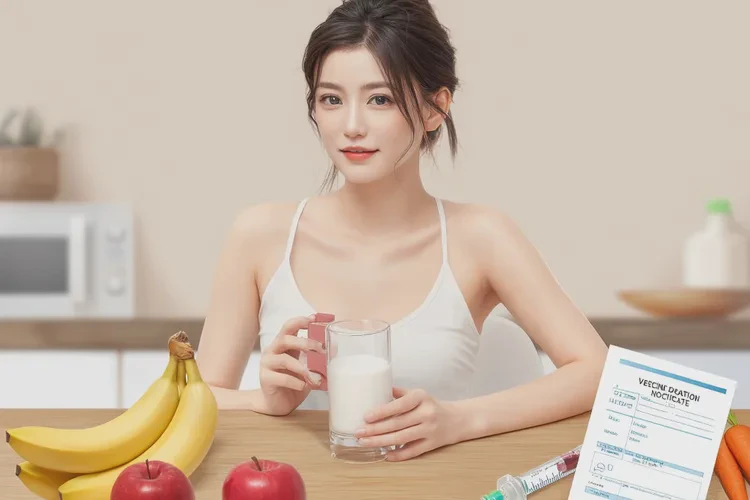 打疫苗前一晚喝奶了(图1)