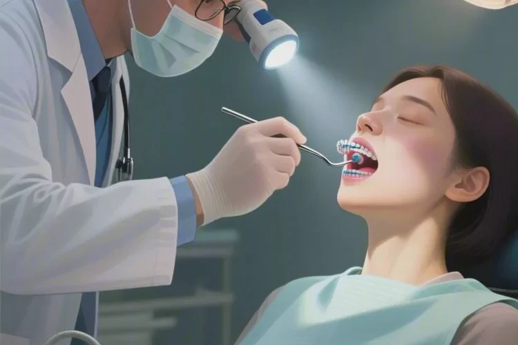 牙齒正畸掛皮筋兩邊力度不一樣(圖2)