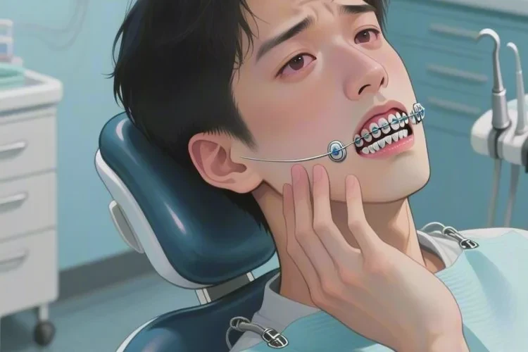 牙齒正畸突然有顆大牙特別疼(圖1)