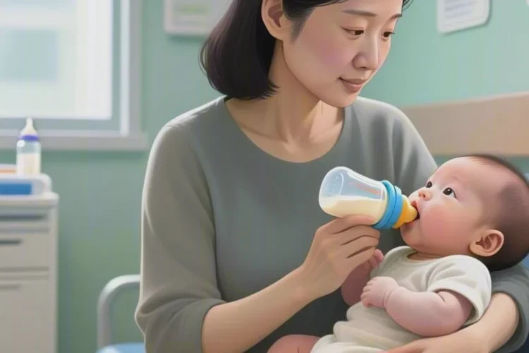 宝宝打疫苗前喝奶(图1)