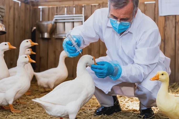 鸭子打禽流感疫苗要注意什么问题(图1)