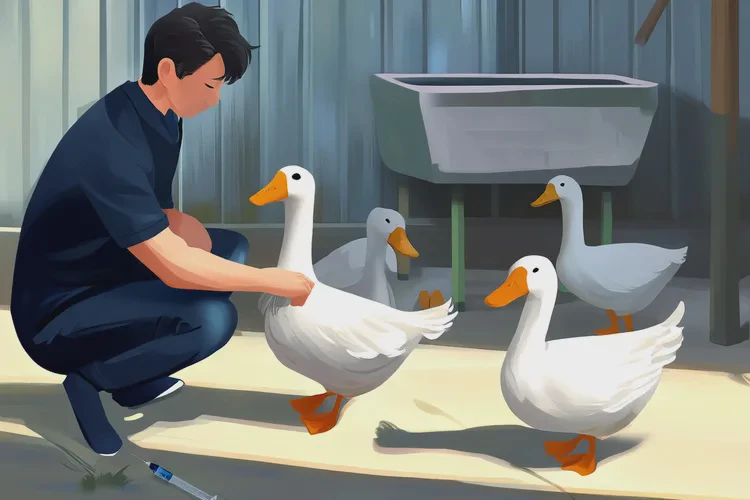 鴨子打了疫苗多久可以喂水(圖1)