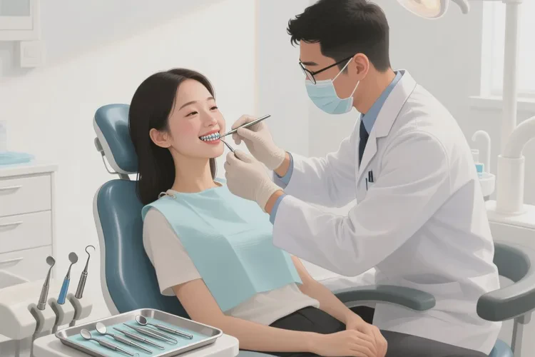 牙齒正畸調(diào)理中線是在什么階段(圖1)