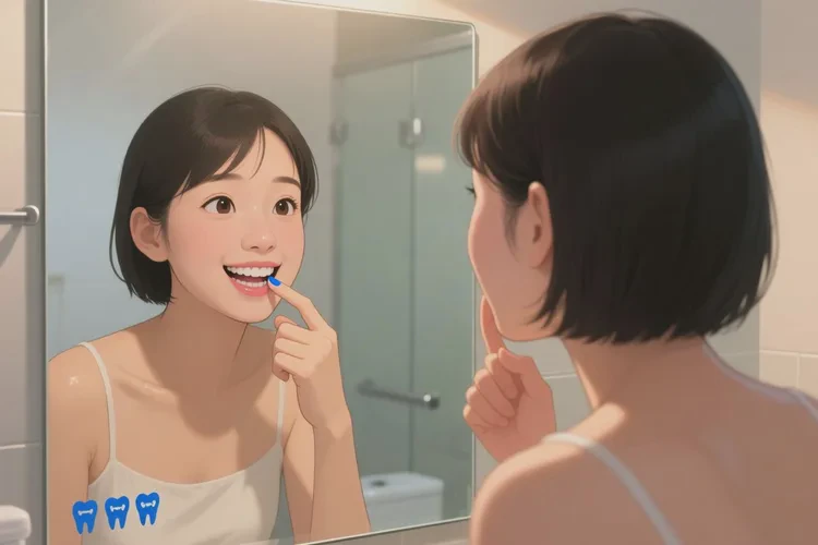 牙齒正畸六號牙上藍色的是什么(圖1)