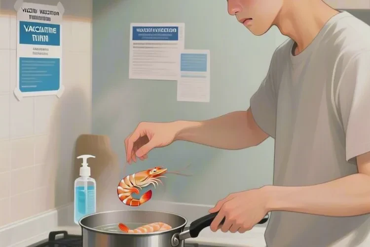 打疫苗第二天誤吃蝦(圖2)