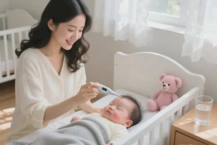 宝宝打疫苗第二天发烧(图1)