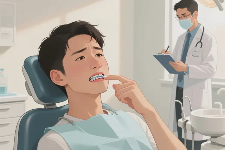 正畸過程中牙齒歪了(圖1)