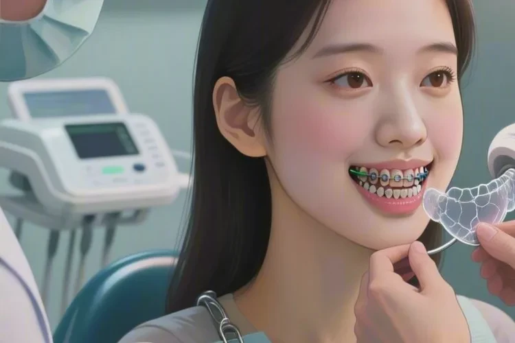 正畸結(jié)束牙齒有裂痕(圖1)