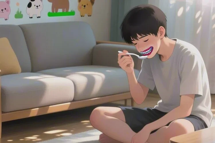 正畸牙齒鋼絲從牙槽里跑出來了(圖3)