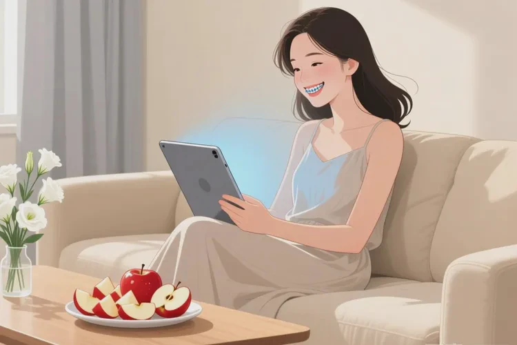 正畸時(shí)感覺(jué)牙齒被擠壓,但感覺(jué)不疼(圖3)