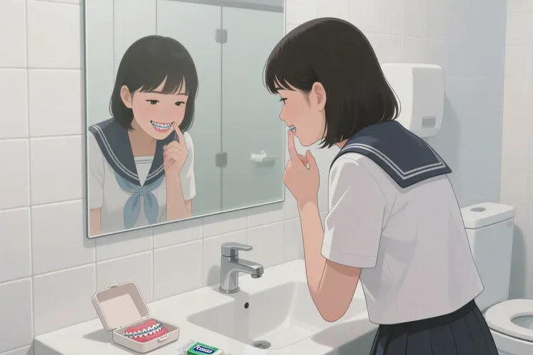 正畸牙齒鋼絲從牙槽里跑出來(圖2)