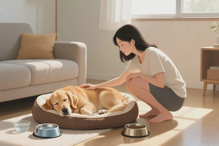 狗狗打完疫苗不活潑了(圖1)