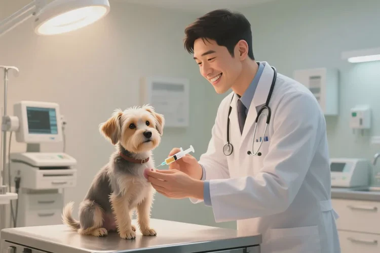 狗打疫苗第4天就洗了(图2)