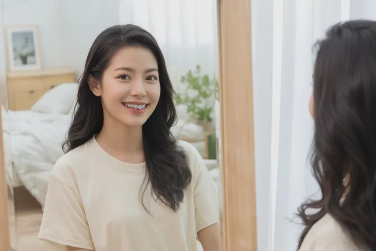 牙齒前突正畸側臉對比(圖4)