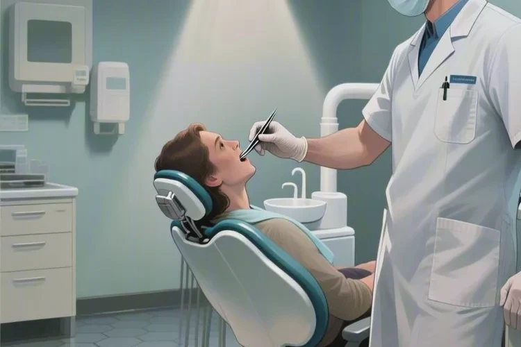 正畸牙齒鋼絲從牙槽里跑出來了(圖4)