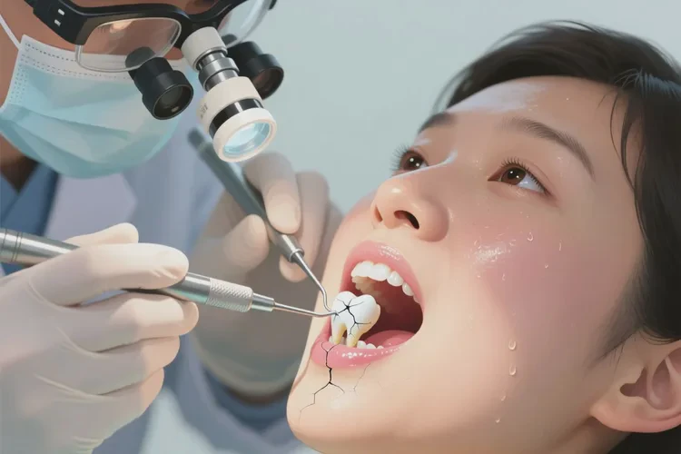 正畸牙齒上有裂痕怎么辦(圖3)