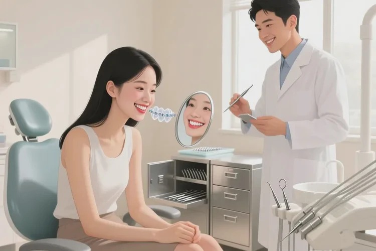 正畸牙齒時嘴巴凸什么時候消失正常呢(圖1)