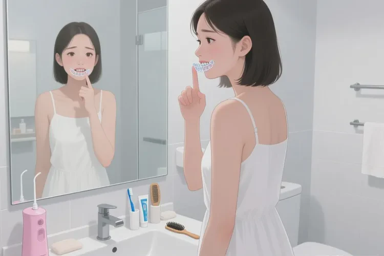 正畸感覺有顆牙齒松動了(圖1)