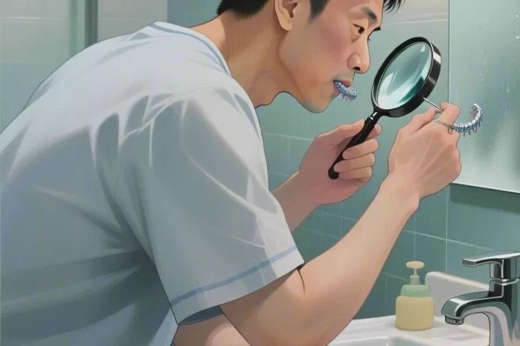 正畸牙齒鋼絲從牙槽里跑出來了(圖2)