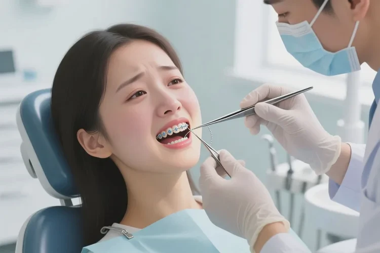 牙齒正畸鋼絲末端扎嘴(圖1)