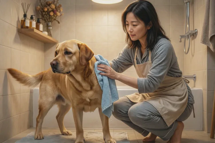 狗狗打完第二针疫苗多久可以洗澡(图1)