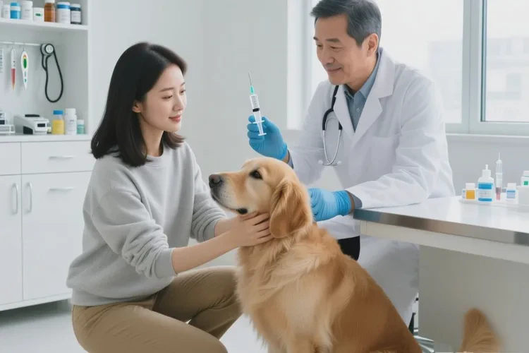 狗狗打疫苗前后多久不能洗澡吃驱虫药(图1)