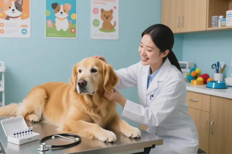 狗打疫苗前進(jìn)食(圖1)