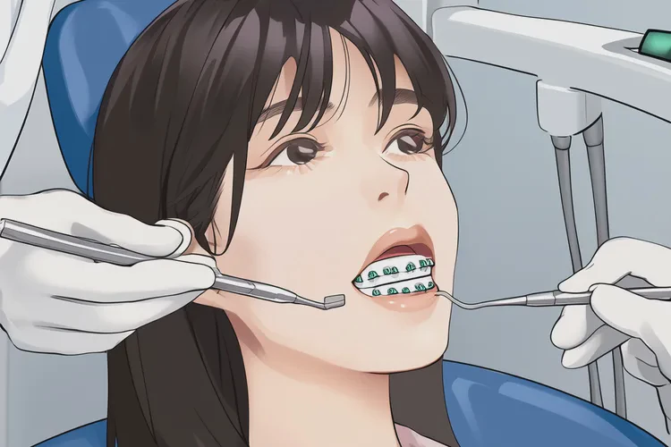 正畸牙齒縫隙收不完(圖1)