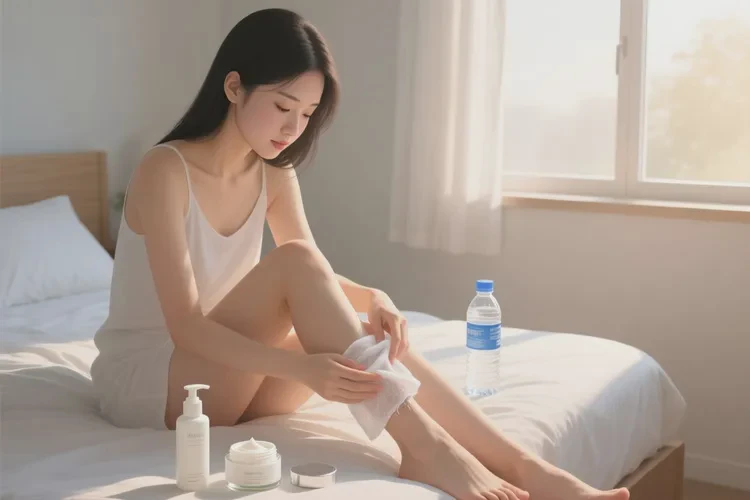 女性小腿長濕疹可以治愈嗎