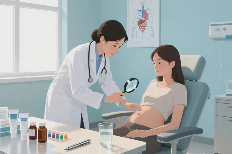 女生肚子出现湿疹可以治愈吗(图2)