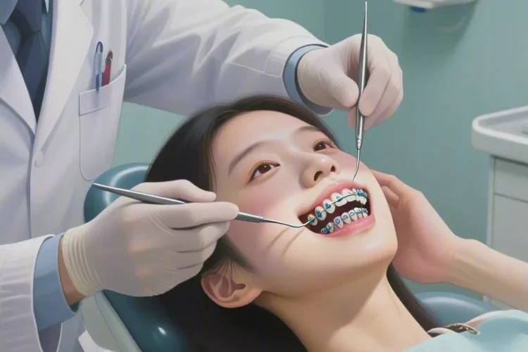 正畸期間牙齒有縫怎么辦(圖2)