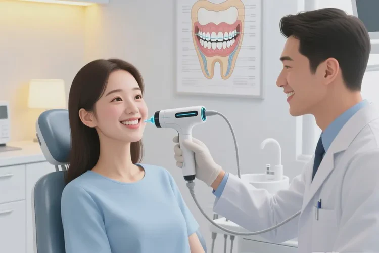 正畸期間牙齒有縫(圖1)