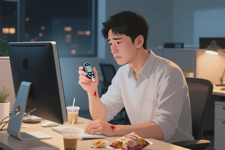 28岁早上空腹血糖15点1是怎么回事(图1)