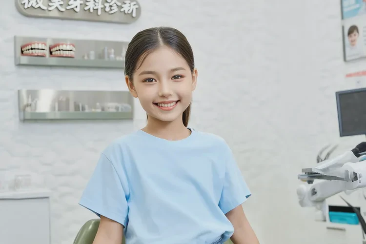 正畸牙齒一邊高一邊低(圖1)