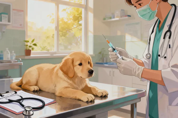 狗狗四個(gè)月打疫苗晚嗎(圖1)